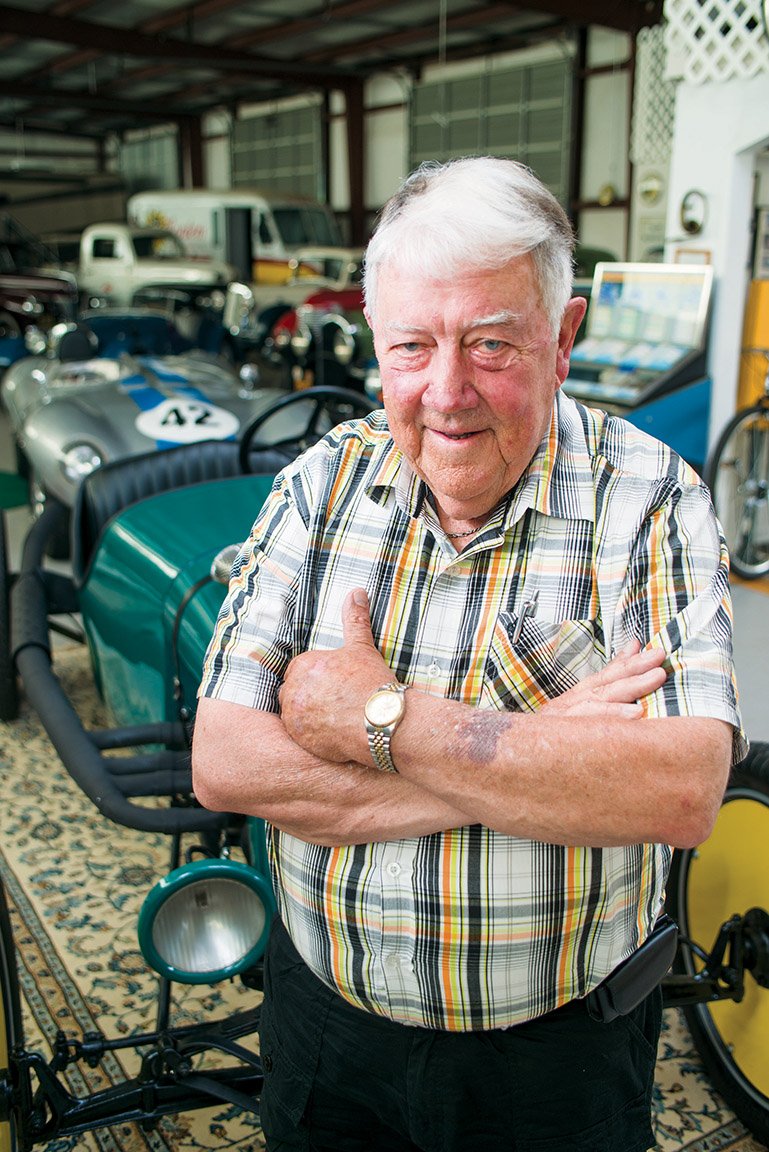 John Hollansworth has been fascinated with automobiles since he was a child. That fascination has translated into a life that has included a stint as a part-time race-car driver and two sons who’ve carried on that racing tradition.