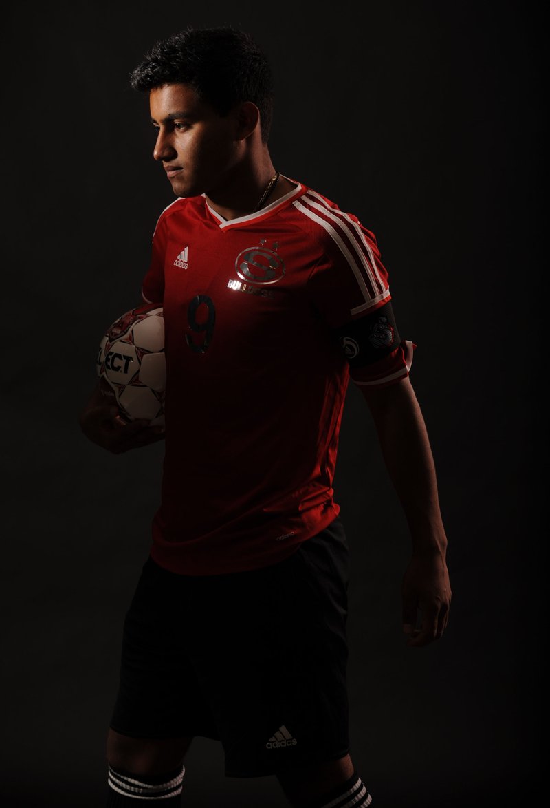 STAFF PHOTO ANDY SHUPE Erick Batres of Springdale High is the All-NWA Media Boys Soccer Player of the Year.