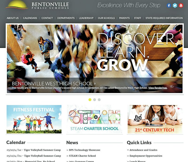 Bentonville&#8217;s School District officials have been working to redesign and improve the district&#8217;s website.