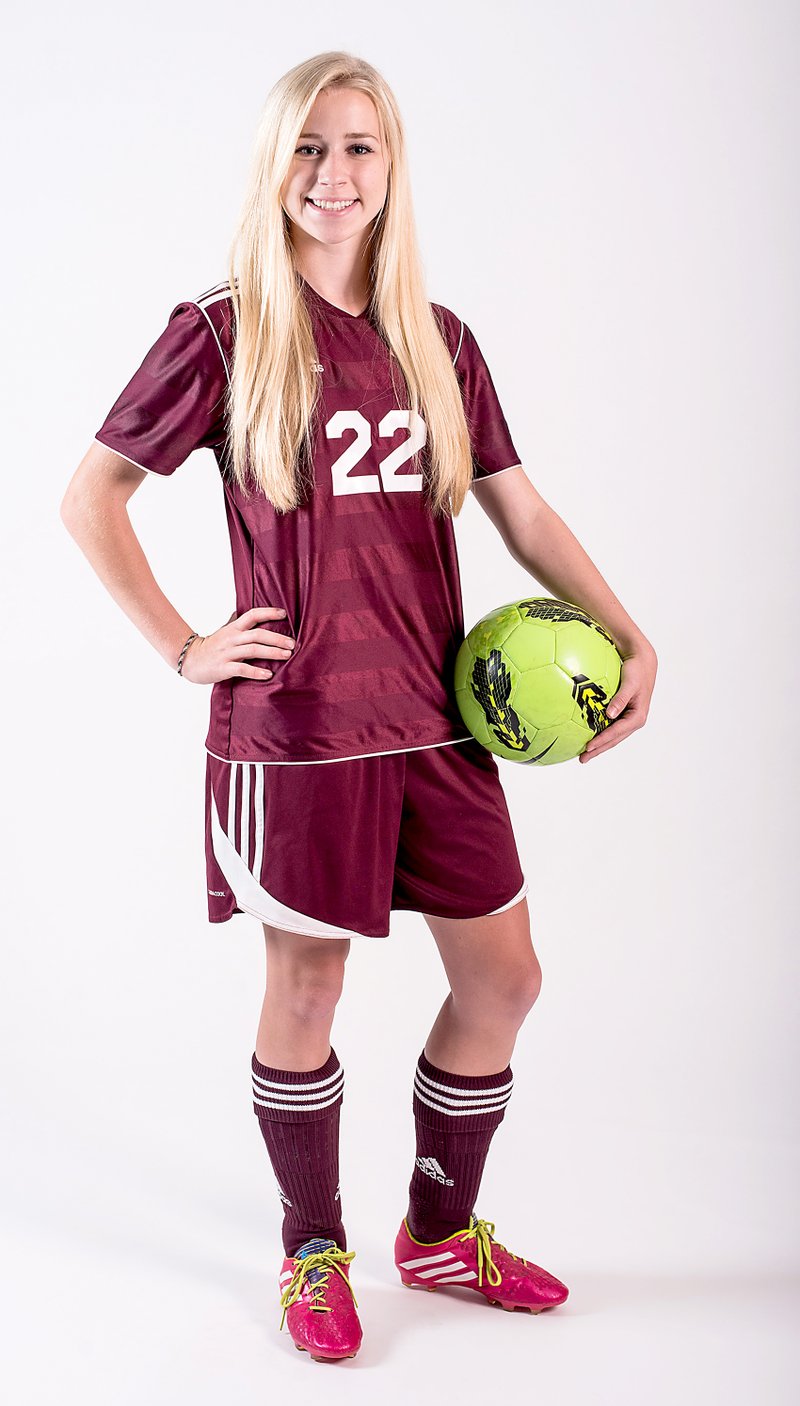 Photo by Anthony Reyes Gentry freshman, Amber Ellis, set the state record for goals scored in a season, with 68.
