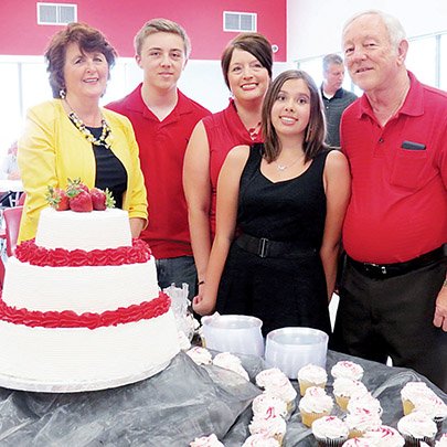 The Mitchell family includes Sharon Mitchell, grandchildren Kaleb and Emily McBay, daughter Carla Atkinson and Frank Mitchell, who is retiring after 28 years as superintendent of the Vilonia School District and 49 years in the education field. His first teaching contract was for $4,100. He has taught in many districts during his career, including at Wabbaseka, White Hall, Foreman and Fordyce. Sharon Mitchell was also a teacher and retired in 1989 because of health reasons.