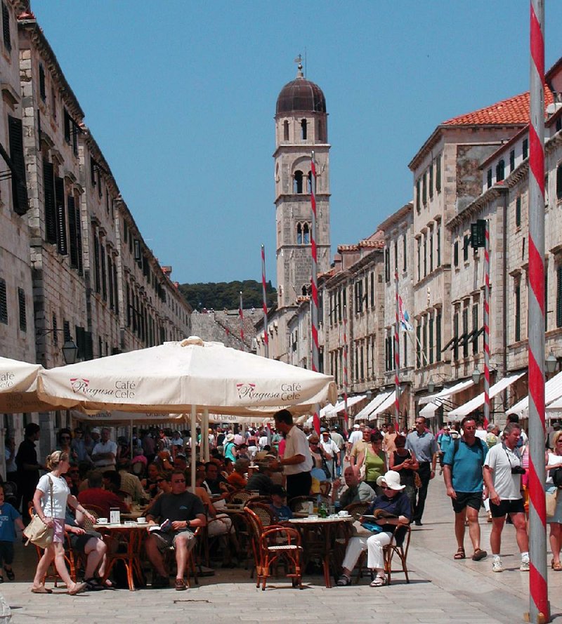 PHOTO 5: Dubrovnik : The tourists are back to pre-war levels in
Croatiaís most popular city. CREDIT: Cameron Hewitt. FILENAME:
20070108msrse-e.jpg.
travel for libby