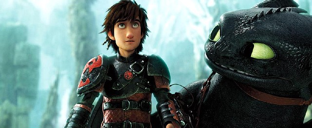 Hiccup (Jay Baruchel) and Toothless prepare for their next adventure.