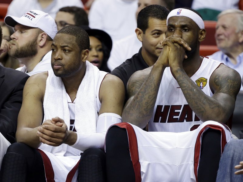 LeBron James carries Heat past Spurs to tie NBA Finals
