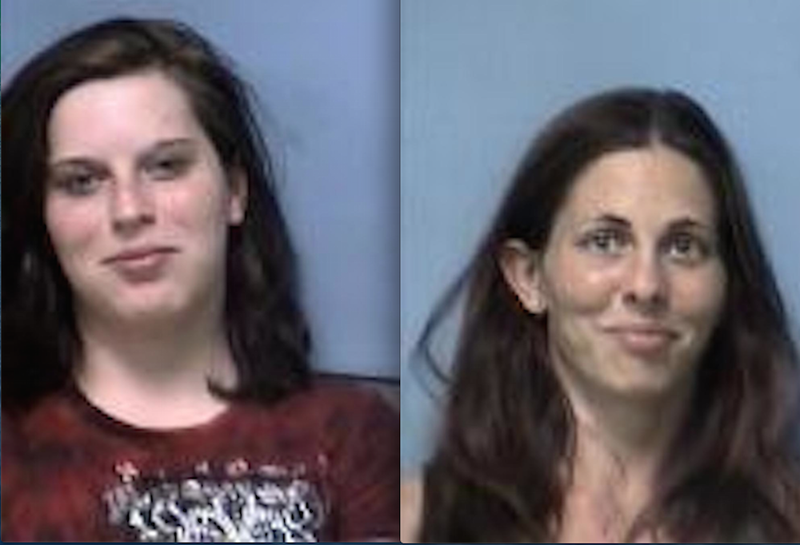 Lacey Rose Friddle, 19, (left) and Jessica May Lapradd, 25, (right).