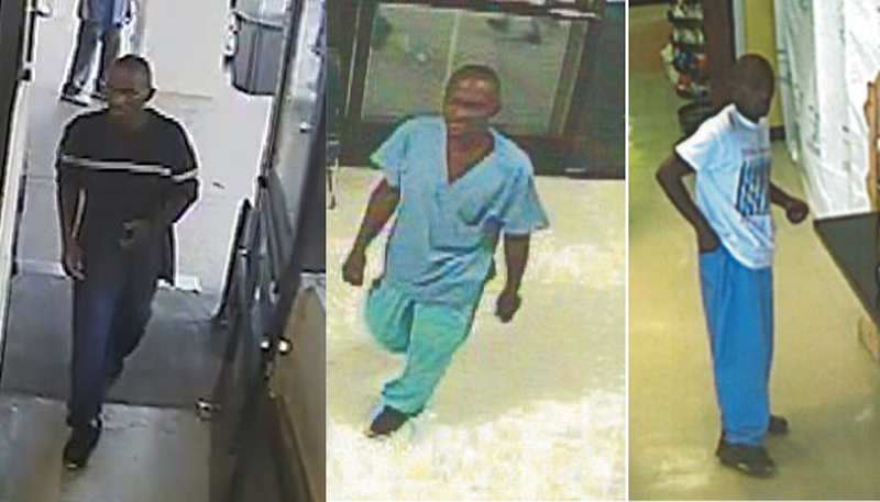 Little Rock police on Tuesday, June 17, 2014, release photos of a man they say has passed numerous counterfeit $100 in central Arkansas in recent weeks.