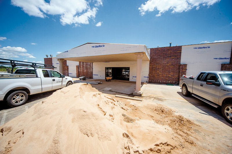 Remodeling is underway on the former Agora Conference and Special Events Center, which was purchased for the Conway Senior Wellness and Activity Center. The senior center is scheduled to open in the larger location at 705 E. Siebenmorgen Road by the end of July.