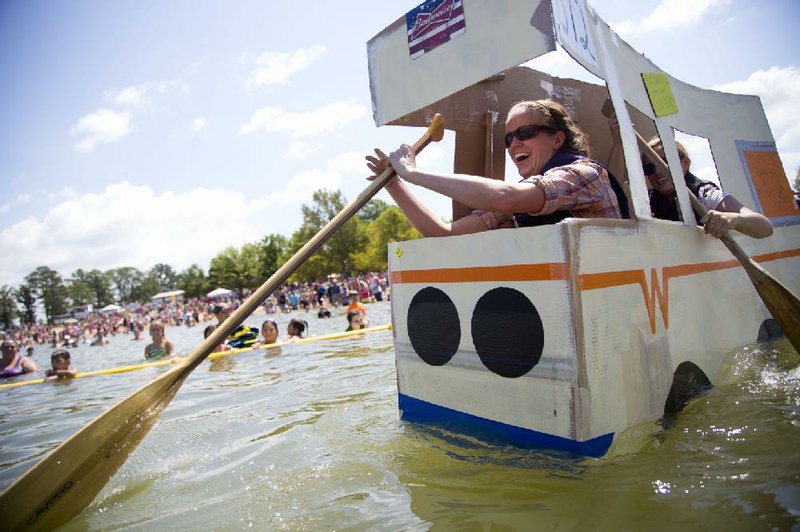 Annual Championship Cardboard Boat Races is 10 a.m. July 26 at Sandy Beach, Heber Springs.