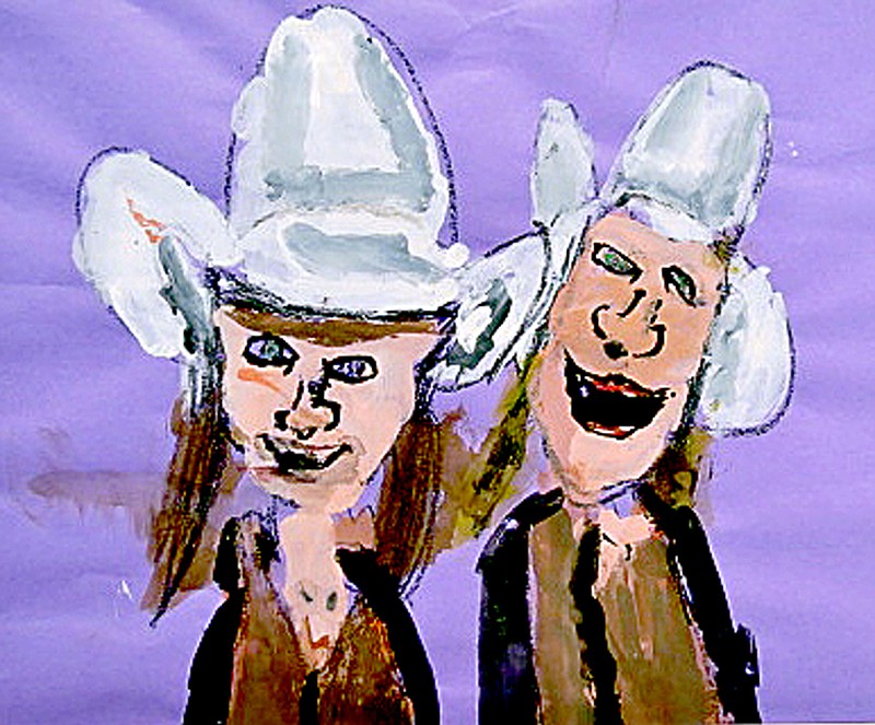 Laughing Cowgirls by Katherine Reeves, second grade