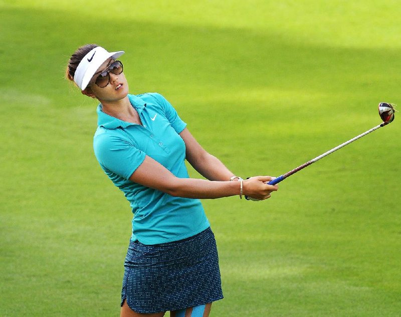 Michelle Wie enjoyed the trappings that came with last week’s U.S. Women’s Open victory and said she is excited to be in Rogers for this week’s LPGA event.