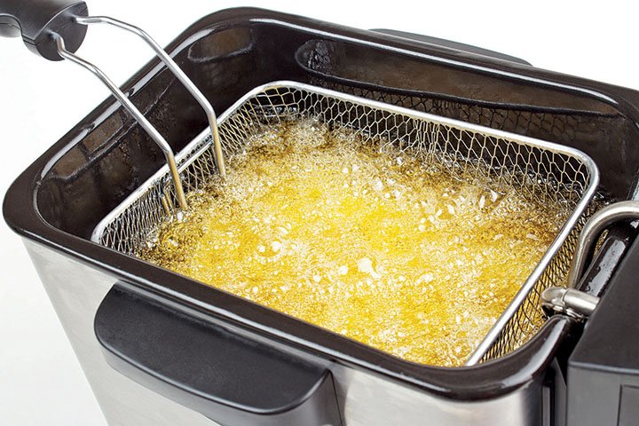 Skip the fuss of grilling by using an automatic countertop deep-fryer to cook your chicken a day ahead.