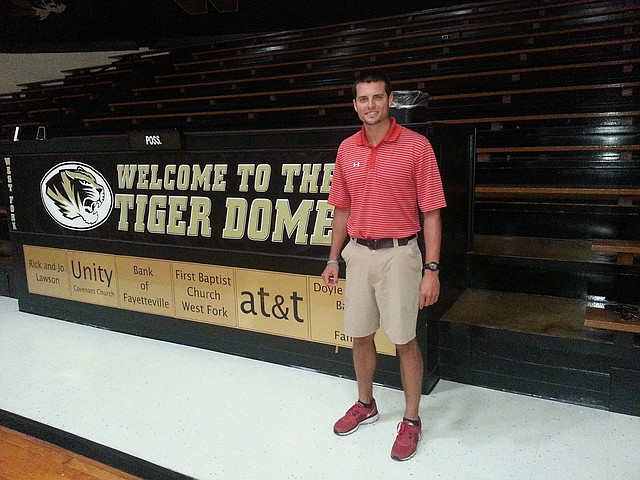 STAFF PHOTO PAUL BOYD Cody Vaught was recently named West Fork&#8217;s new boys basketball coach.