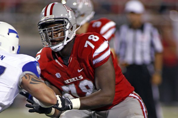 Cameron Jefferson was a three-year starter at UNLV before transferring to Arkansas.