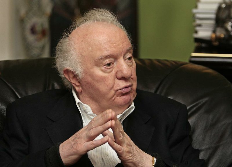 CORRECTS DATE OF DEATH FROM JUNE 7 TO JULY 7  FILE - In this Tuesday, May 12, 2009 file photo, former Georgian president and ex-Soviet foreign minister Eduard Shevardnadze speaks to The Associated Press in Tbilisi, Georgia. Eduard Shevardnadze, a groundbreaking Soviet foreign minister and later the president of an independent Georgia, died Monday, July 7, 2014  at the age of 86, his spokeswoman said. (AP Photo/Shakh Aivazov, file)