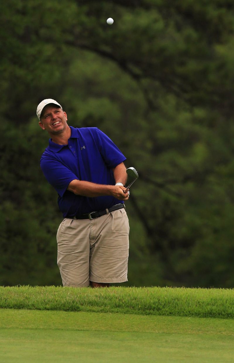 Wes McNulty of White Hall, who has won the past two ASGA stroke play championships, is going for a third consecutive this week at Texarkana Country Club. He has won six titles since 1992.