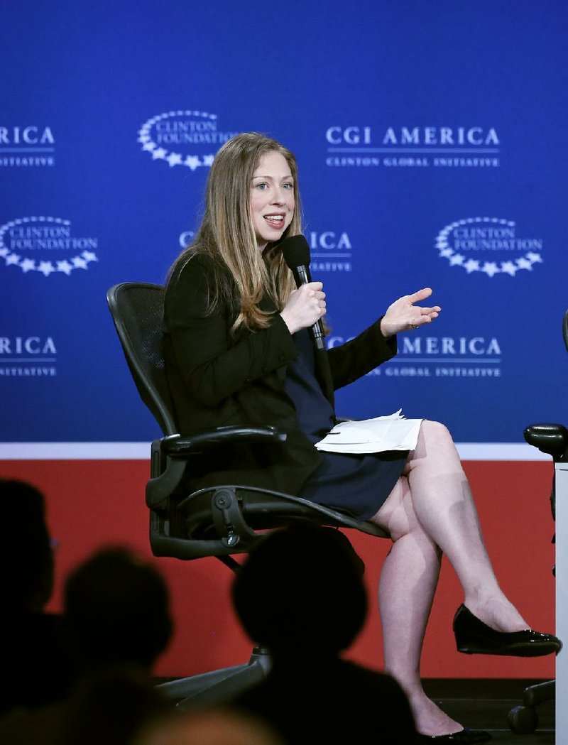 Bill, Hillary and Chelsea Clinton Foundation Vice Chairman Chelsea Clinton has jumped into the family business of speechmaking. The money from her speeches, which are on behalf of the foundation, goes directly to the foundation.