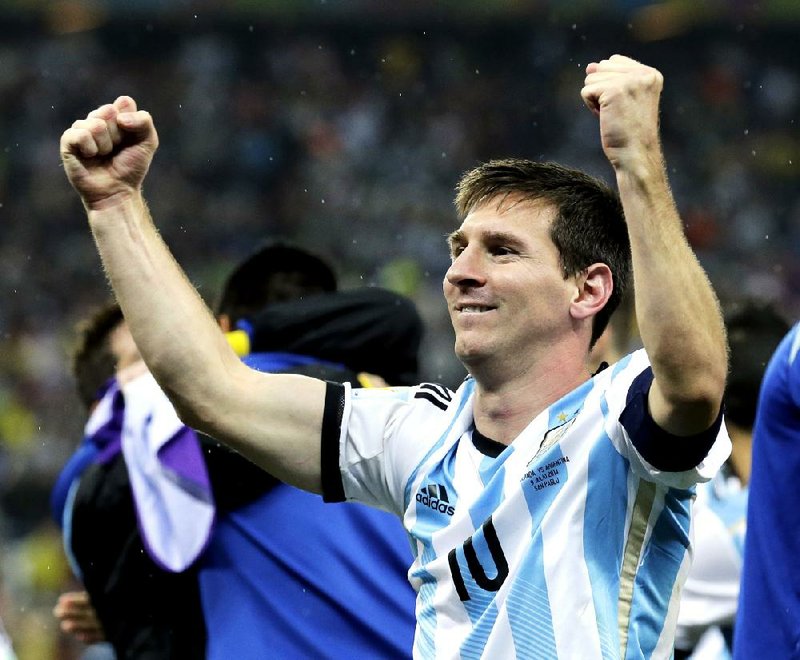 Argentine striker Lionel Messi will be at the forefront Sunday when Argentina and Germany meet in a World Cup final for the first time since 1990 in Rio de Janeiro.