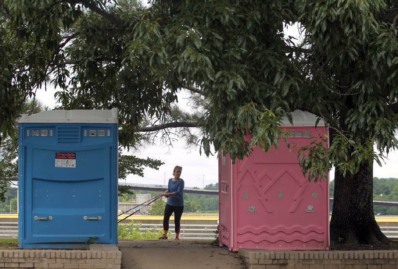 The Big Dam Bridge Foundation is raising money to fund a permanent bathroom facility at the bridge to replace the current port-a-potties. 