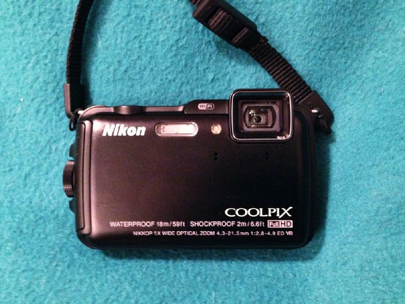 Special to the Arkansas Democrat Gazette - 07/11/2014 - The Nikon Coolpix AW120 camera claims to be waterproof, shockproof and freezeproof and is made for outdoor adventures.