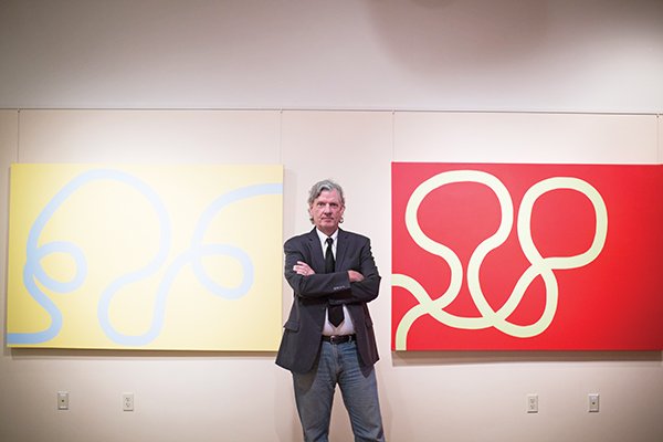 Ray Wittenberg is publisher of the Oxford American magazine and a musician, but his artistic endeavors also include large-scale abstract paintings. His current exhibit is on display at the Arkansas Historic Museum through Sept. 7. 
