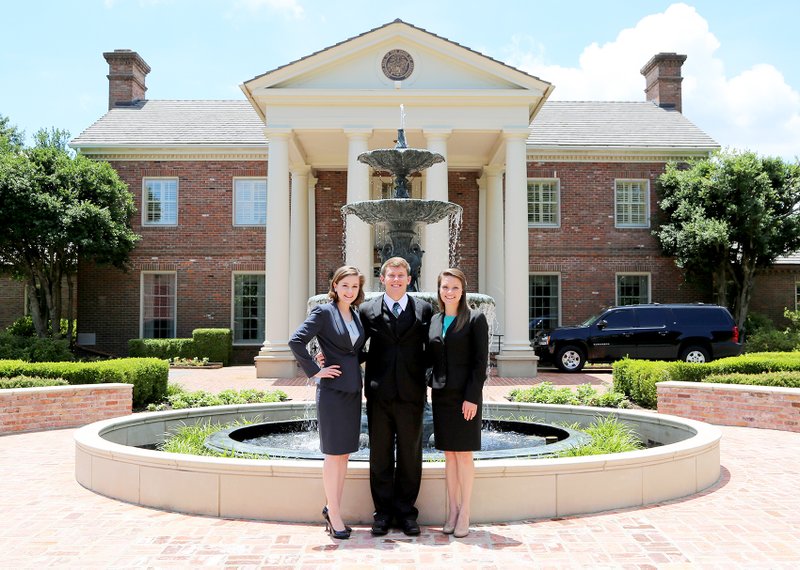 Submitted Photo Sarah Mills, Joshua Lockhart and Meredith Williams were named finalists for the 2014 Arkansas 4-H Governor&#8217;s Award and toured the Governor&#8217;s Mansion in Little Rock.