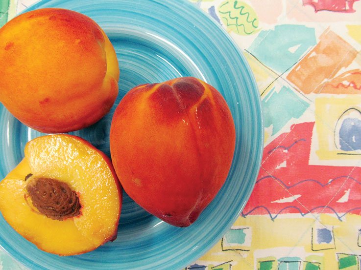 Everything is “peachy keen” when this lucious, juicy fruit is in season. The flavor profile of the peach lends itself to savory and sweet dishes.