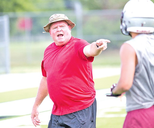  Special To NWA Media David J. Beach Marc Jones, the new defensive coordinator at Siloam Springs, has simplified the Panthers approach to playing defense this season.