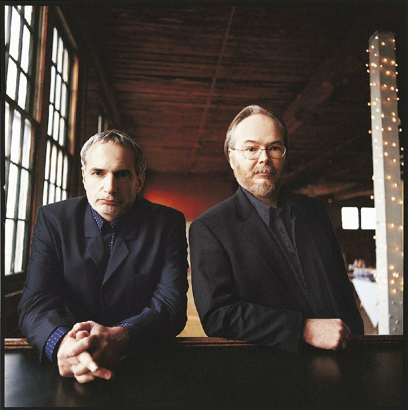 Steely Dan — Donald Fagen (left) and Walter Becker — headlines a concert Thursday at the Walmart Arkansas Music Pavilion in Rogers.