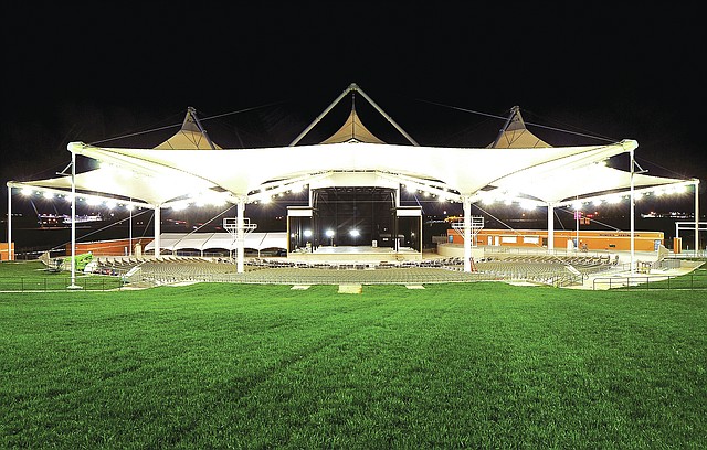 FILE PHOTO BEN GOFF &#8226; @NWABenGoff The Walmart Arkansas Music Pavilion in Rogers is general a few noise complaints since opening June 7. City officials said they are satisfied the construction process did everything it could to block the sound.