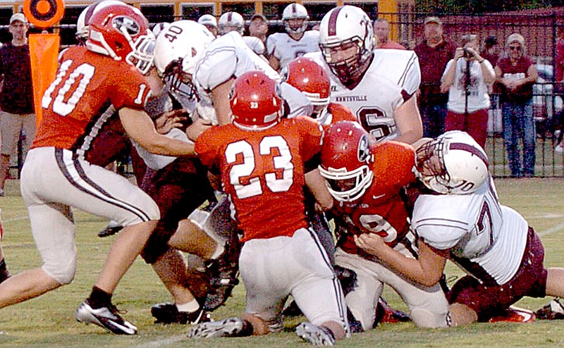 MARK HUMPHREY ENTERPRISE-LEADER Farmington&#8217;s Cory Henry played linebacker, at 6-2, 180 pounds, and drew All-Conference recognition as part of the Cardinal 2013 defense.