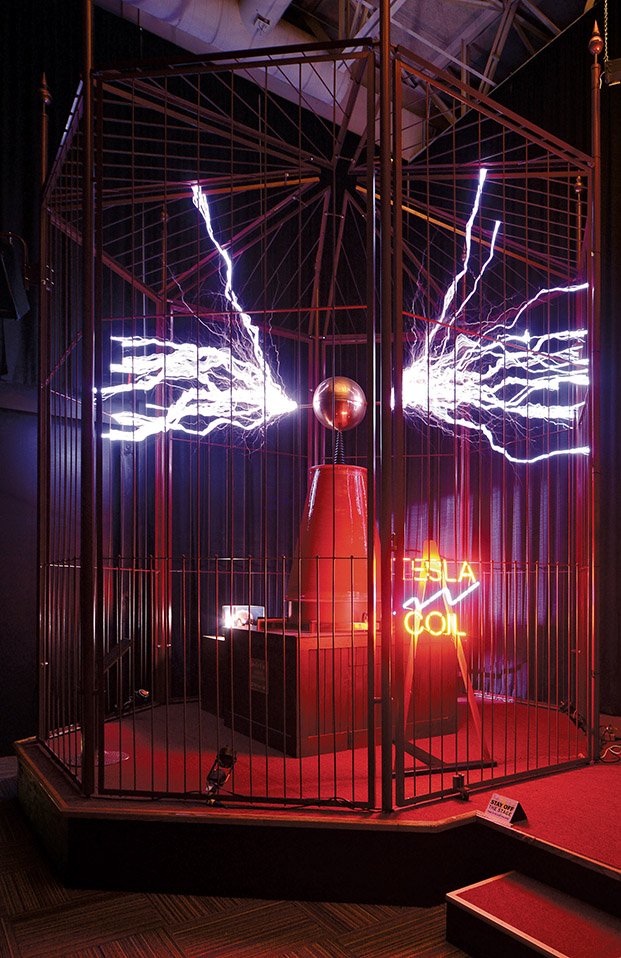 The world’s most powerful conical Tesla coil is on display at the Mid-America Science Museum in Hot Springs. However, visitors to the museum will not be able to see the coil or any of the other exhibits for approximately seven months while the facility undergoes an extensive renovation.