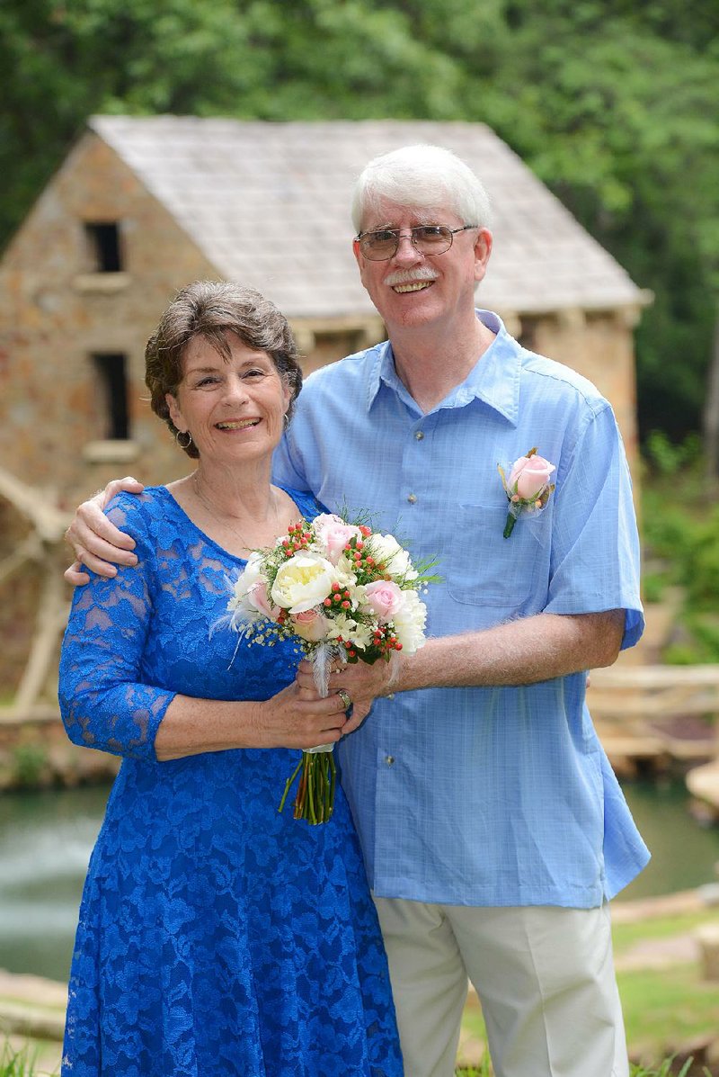 Connie and Mike Griffin on their wedding day, May 25, 2014