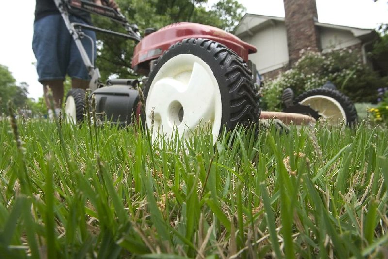 Arkansas Democrat-Gazette/Clay Carson-- Now is the time to start mowing your lawn
