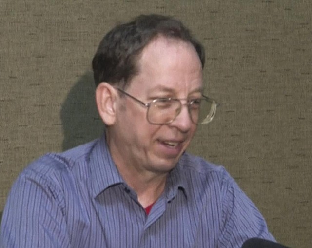 In this image taken from video, U.S. citizen Jeffrey Edward Fowle speaks at an undisclosed location in North Korea Friday, Aug. 1, 2014. Two Americans, Fowle and Matthew Todd Miller, charged with anti-state crimes in North Korea say in a video that they expect to be tried soon and possibly receive long prison terms, and appeal for help from the U.S. government. They made the comments in the video shot by a local AP Television News crew. The crew was taken to a location to meet the detained Americans after repeated requests to North Korean authorities to see them. (AP Photo/APTN)