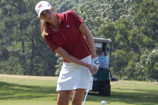 Summar Roachell during the Arkansas Women's Golf Association (AWGA) state match-play championship held June 20, 2014 at Pleasant Valley Country Club in Little Rock.