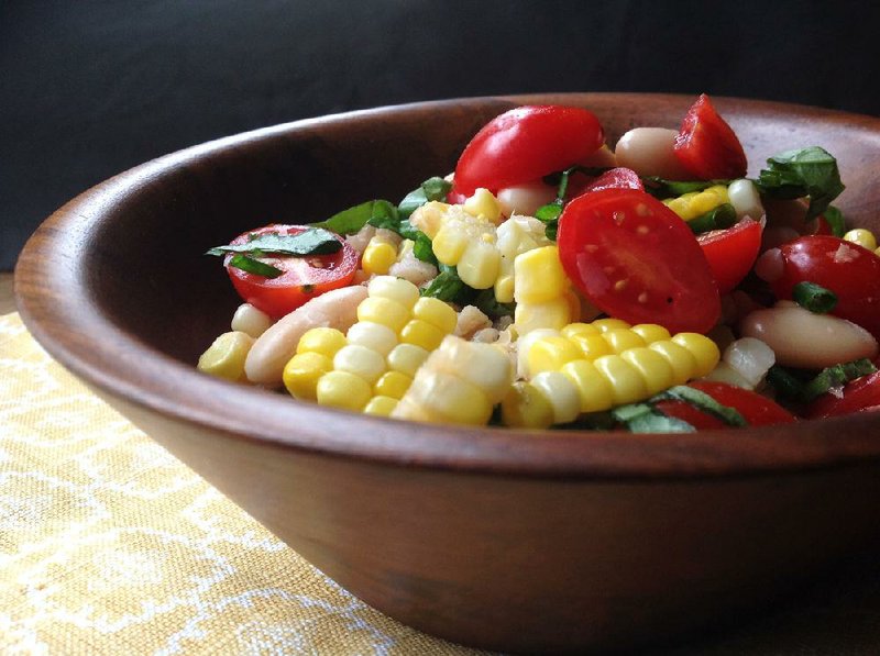 Roasted Corn and Barley Salad With Tomato Vinaigrette