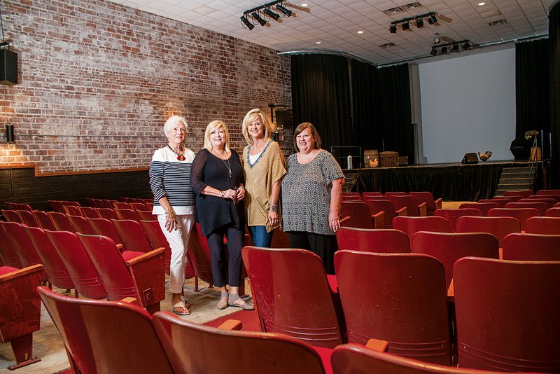 Members of The Ken Theatre League Inc. board Billie King, from left, Betty Thompson, Lisa Chappell and Mary Wimpy are some of the people behind the effort to make the theater into a regional arts center. With its not-for-profit status, the Ken Theatre League will seek grants that will enable it to provide workshops, clinics and classes to supplement educational and artistic opportunities for youth in the region.