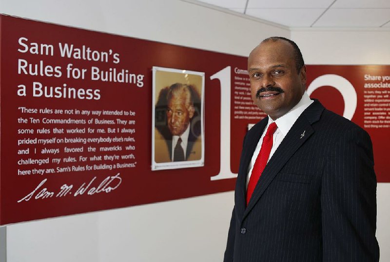 NWA Media/DAVID GOTTSCHALK - 7/25/14 - Eli Jones, the Dean of the Sam M. Walton College of Business at the University of Arkansas in Fayetteville, inside the building on campus Friday July 25, 2014.
