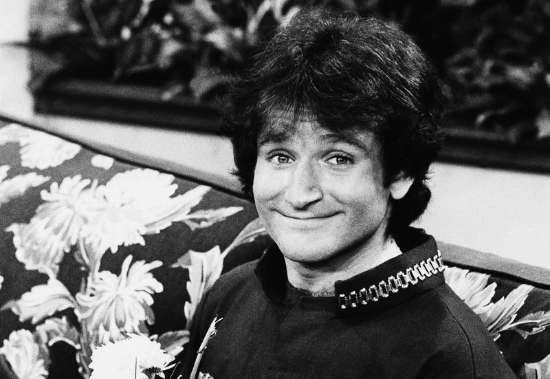 FILE - This 1978 file photo originally released by ABC shows actor Robin Williams on the set of ABCs "Mork and Mindy."  Williams, whose free-form comedy and adept impressions dazzled audiences for decades, has died in an apparent suicide. He was 63. The Marin County Sheriff’s Office said Williams was pronounced dead at his home in California on Monday, Aug. 11, 2014. The sheriff’s office said a preliminary investigation showed the cause of death to be a suicide due to asphyxia. 