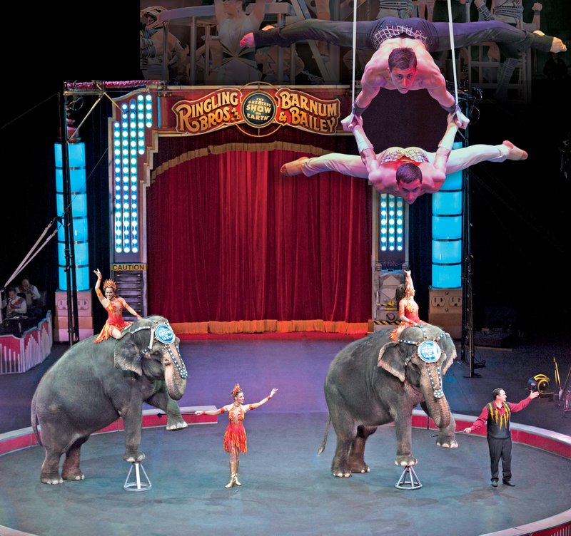 Ringling Bros. and Barnum & Bailey presents “Super Circus Heroes,” 7 p.m. today-Friday, 11 a.m., 3 and 7 p.m. Saturday and 1 and 5 p.m. Sunday at North Little Rock’s Verizon Arena. 