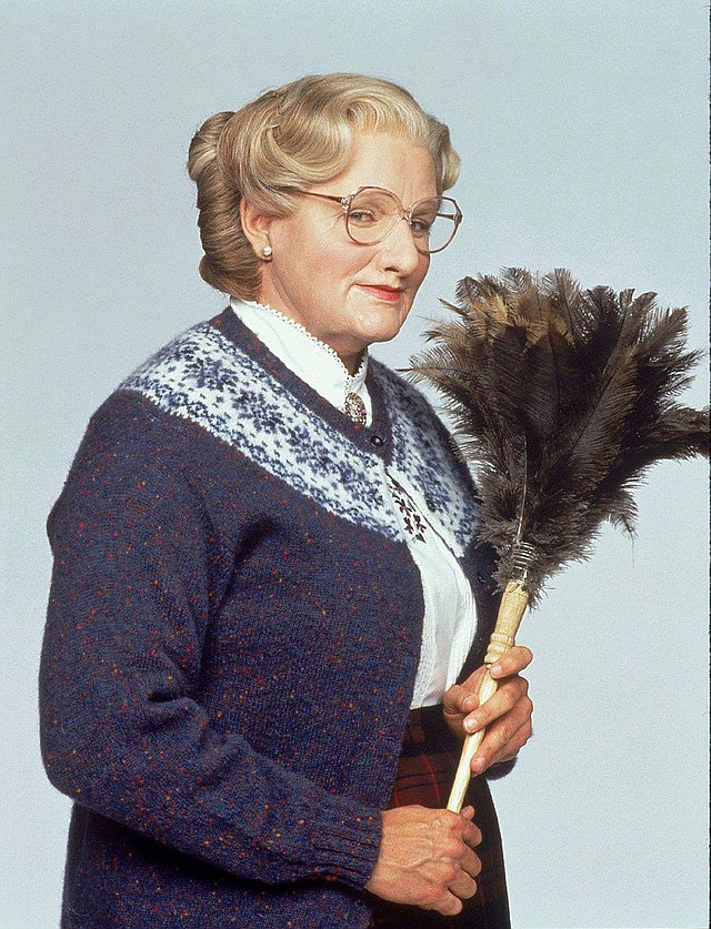Mrs. Doubtfire, aka Robin Williams, in 1993.