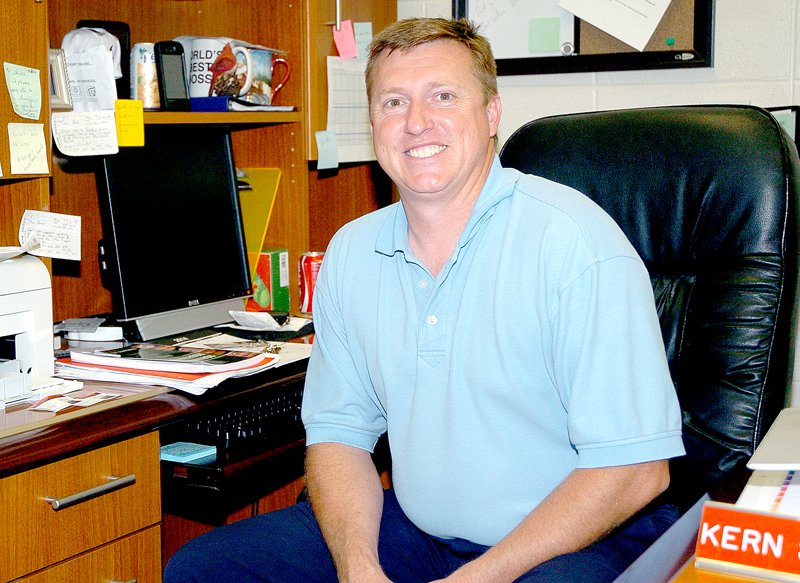 RICK PECK MCDONALD COUNTY PRESS Kern Sorrell is the new principal at Rocky Comfort Elementary and Junior High School.