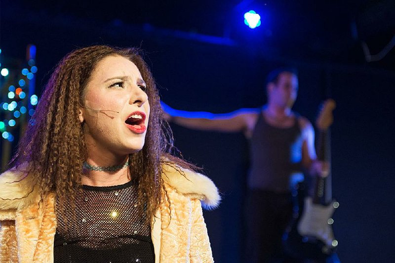 Brittany Sparkles, who jokingly describes herself as “a rat of the community theater,” played Mimi in Community Theatre of Little Rock’s Rent.