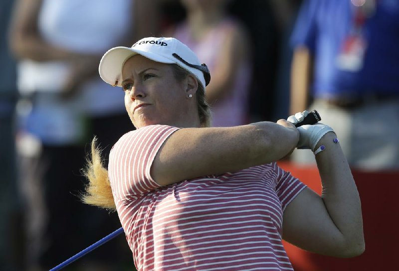 Brittany Lincicome followed her first-round 67 with a 68 on Friday at Monroe Golf Club in Pittsford, N.Y., to take a three-shot lead in the LPGA Championship.