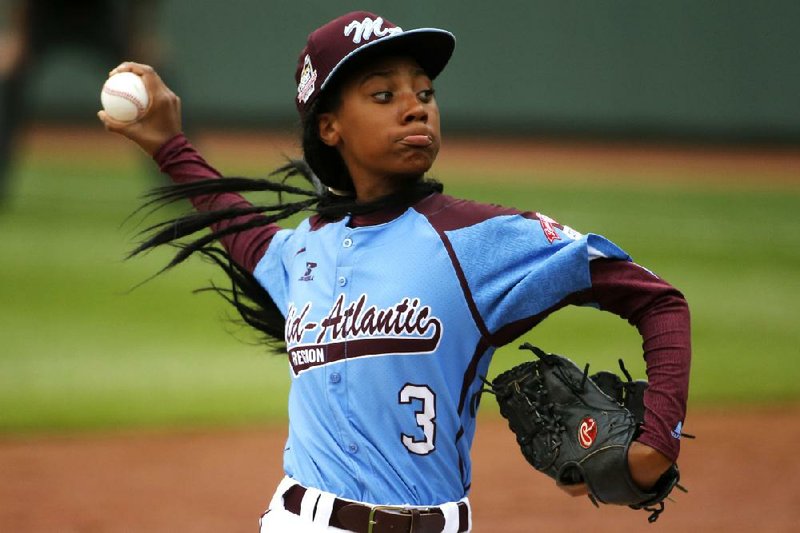 Mo’ne Davis threw a complete-game two hitter to lead Pennsylvania to a 4-0 victory over Tennessee on Friday at the Little League World Series in South Williamsport, Pa. Davis is the first female pitcher to win a Little League World Series game.