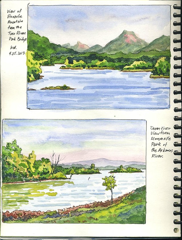 David Paul Cook 
River Trail Water Color