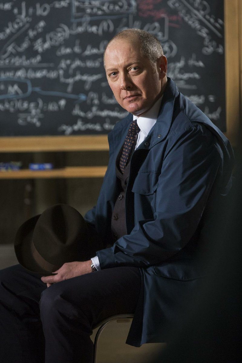 This image released by NBC shows James Spader as Raymond Reddington in a scene from "The Blacklist." NBC is promoting the September return of its hit drama series "The Blacklist" with heavy promotional spots and ads distributed through TV, print, billboards and online. (AP Photo/NBC, Eric Liebowitz)