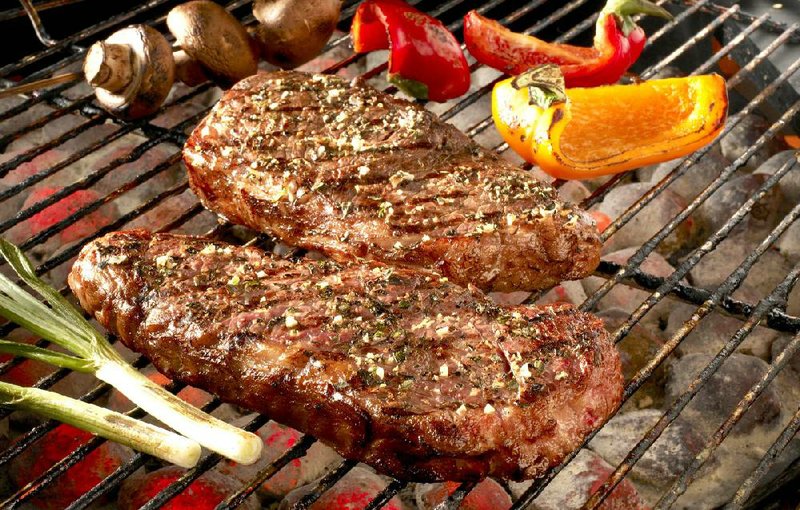 Grilled Strip Steaks