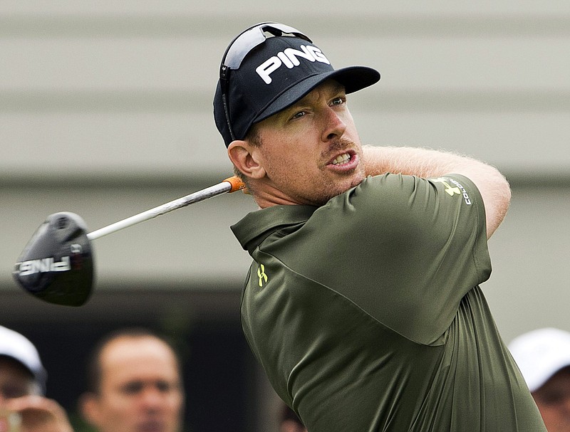 The Associated Press STEADY AS THEY COME: Hunter Mahan, teeing off during the Canadian Open pro-am last month in Montreal, enters the PGA Tour FedEx Cup as the only player to not miss a playoff event. The series starts Thursday with The Barclays in Paramus, N.J