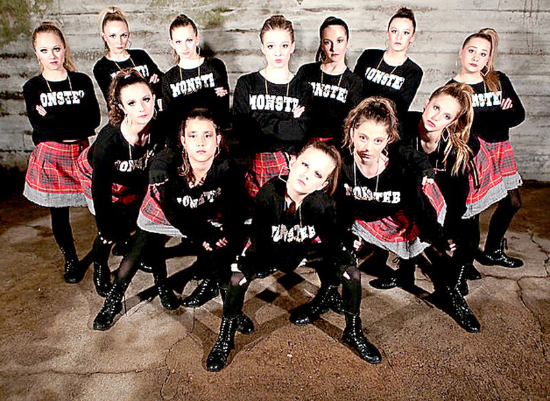 COURTESY PHOTO The dance group &#8220;Bad Girls&#8221; from the Anderson Dance Academy took second place honors at a recent national competition.